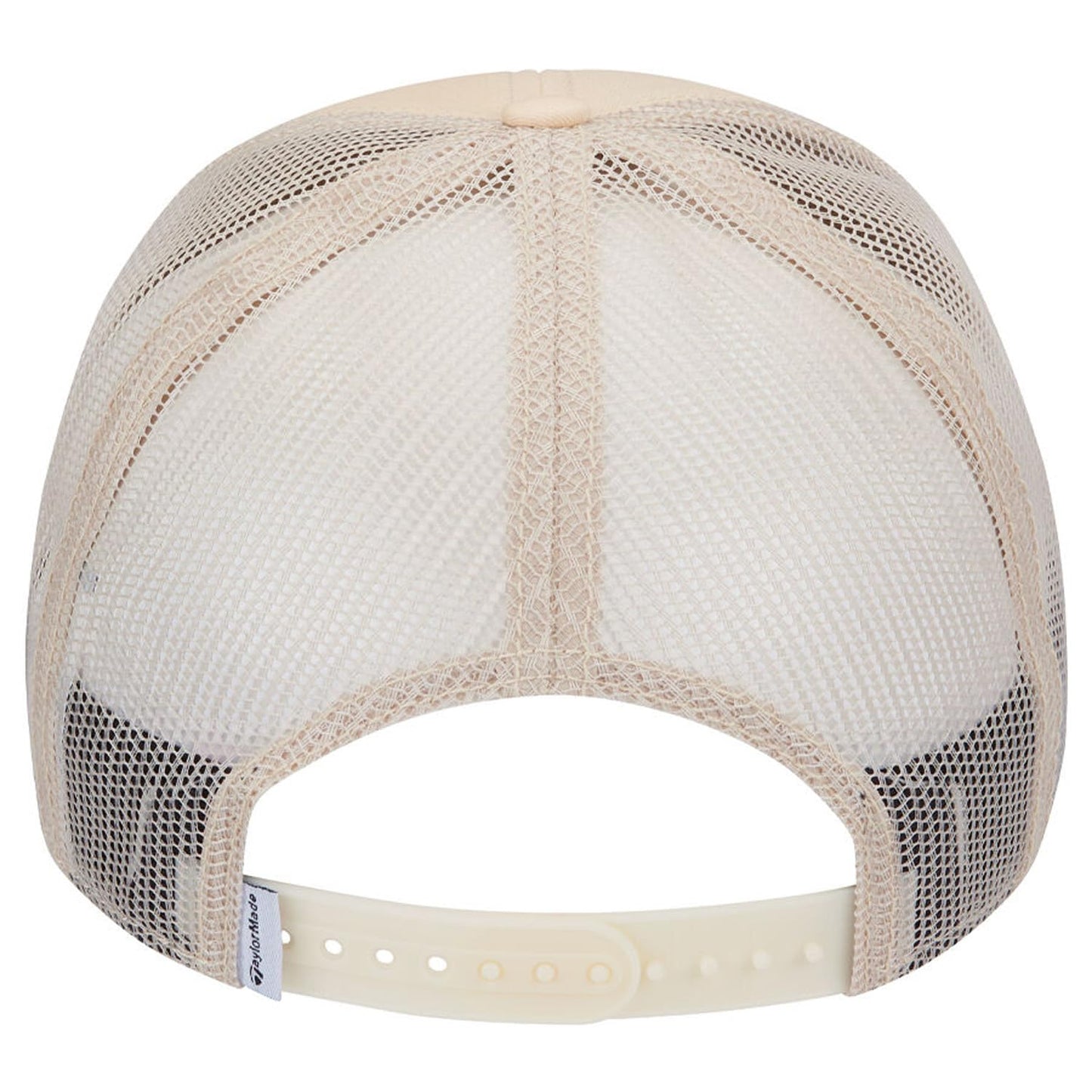 TaylorMade Golf 2025 Trucker Hat Cream Navy