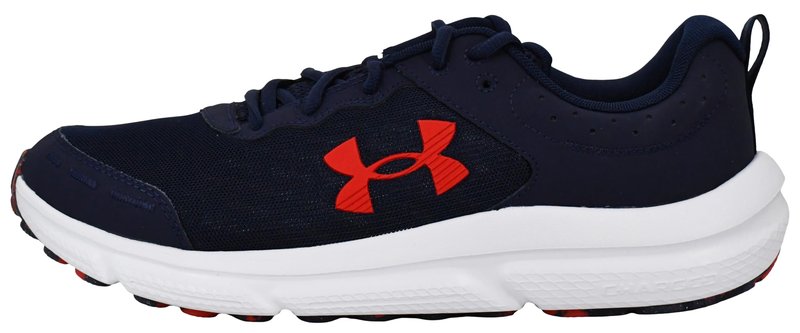 Under Armour Men's Charged Assert 10, (410) Midnight Navy/Midnight Navy/Red, 4.5, US