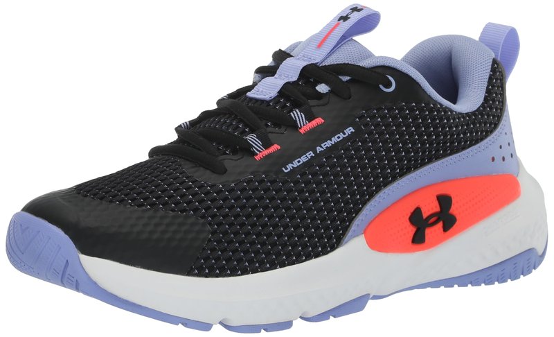 Under Armour Women's Dynamic Select, (002) Black/Purple Ice/Black, 12, US