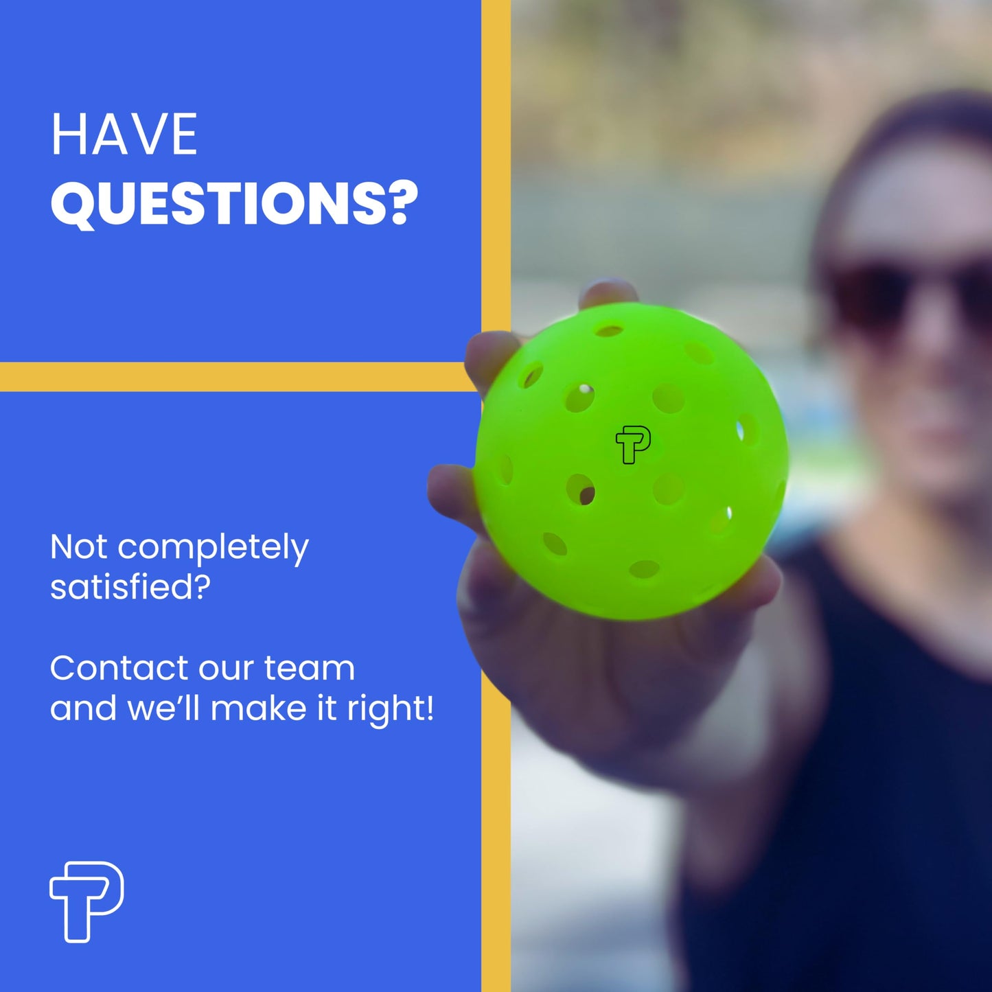 TRUPICKLEBALL Tru-40 Outdoor Pickleballs - USAPA Approved Pickleball Balls for Recreational and Tournament Play - Available in 3, 12, 50, and 100 Packs (12)