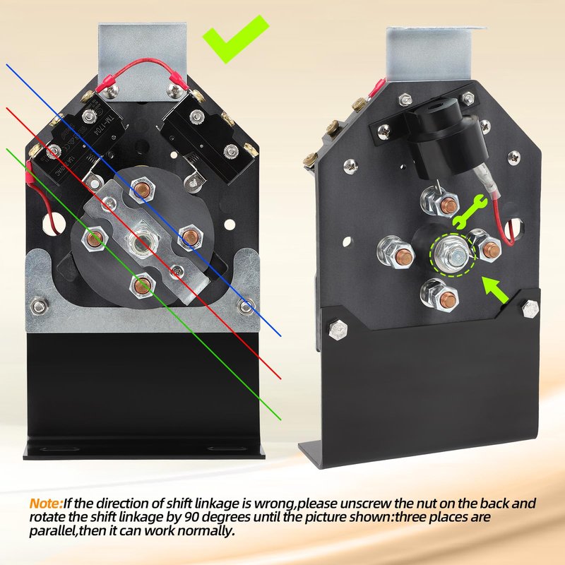 Golf Cart Forward and Reverse Switch Assembly, Suitable for 1994-Up EZGO TXT Electric Golf Carts, Replaces OEM# 70578G01 70578G02 70578-G01 70578-G02 73036-G01 73036G01.