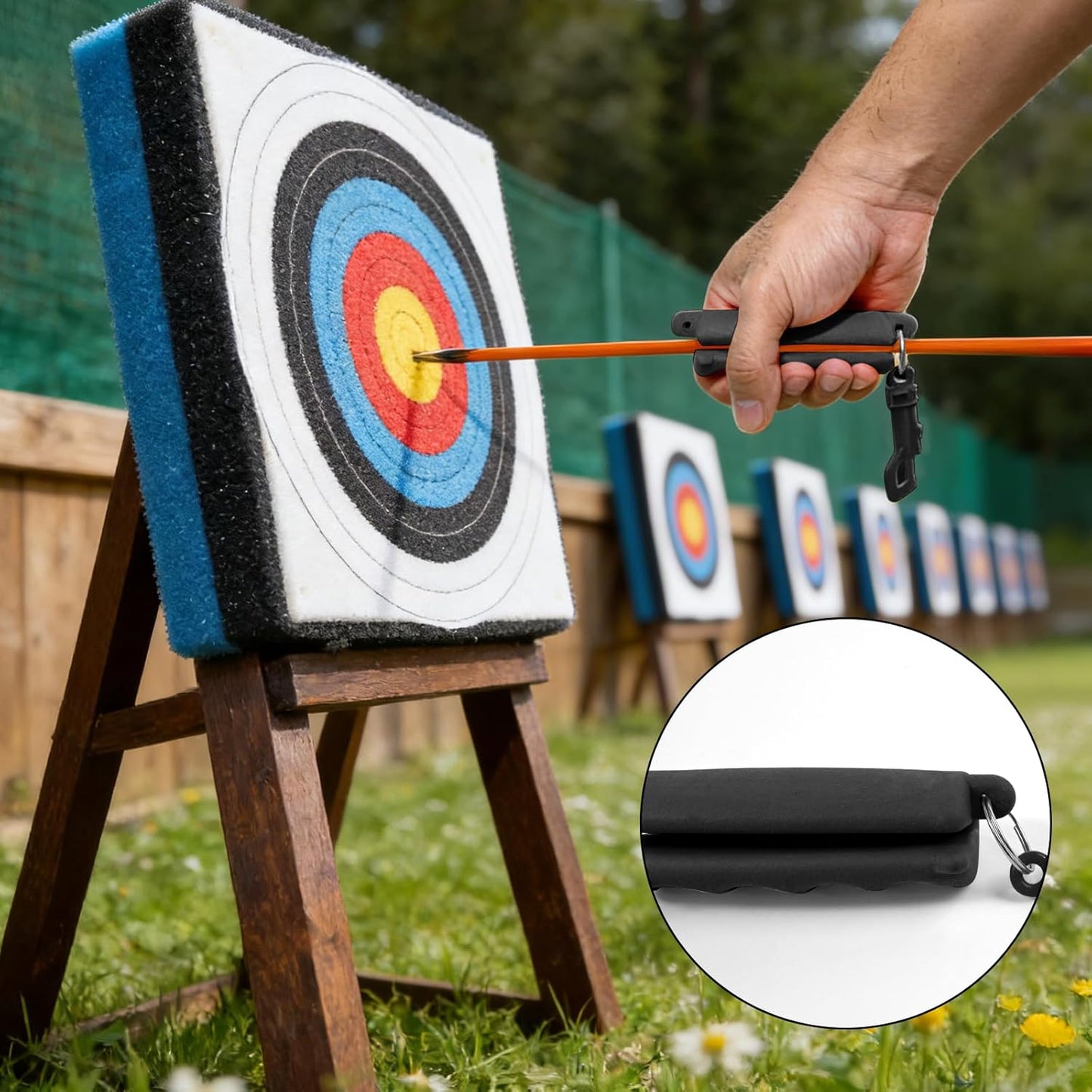 Archery Arrow Puller - TPR Slip-Resistant Gripper with Soft Molded Handle | Easy Arrow Removal Tool