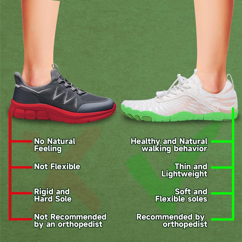 2026 New Barefoot Shoes for Women Mens,Hiking Barefoot Shoes Womens Footwear,Comfortable & Non-Slip Barefoot Vitality Shoe Women's Athletic Footwear,Wide Toe Box Water Shoe for Women Men Pink