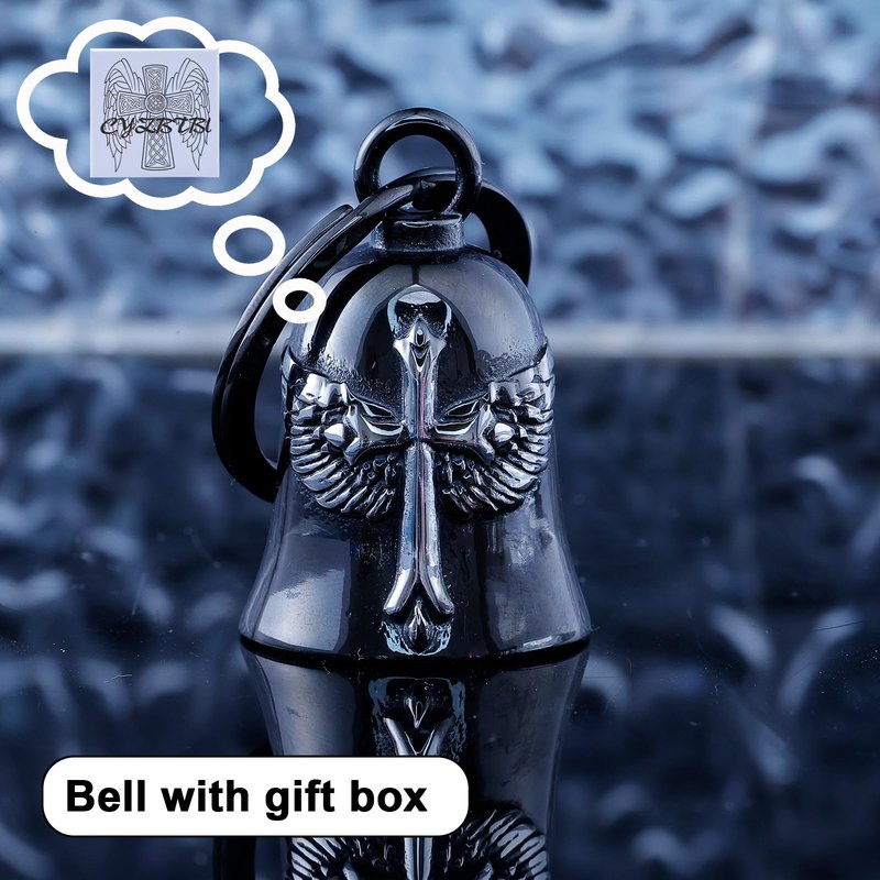 Motorcycle for Bells - Motorcycle Angel Bell for Men Women,Bell Biker Accessory,Guard Riding Safety