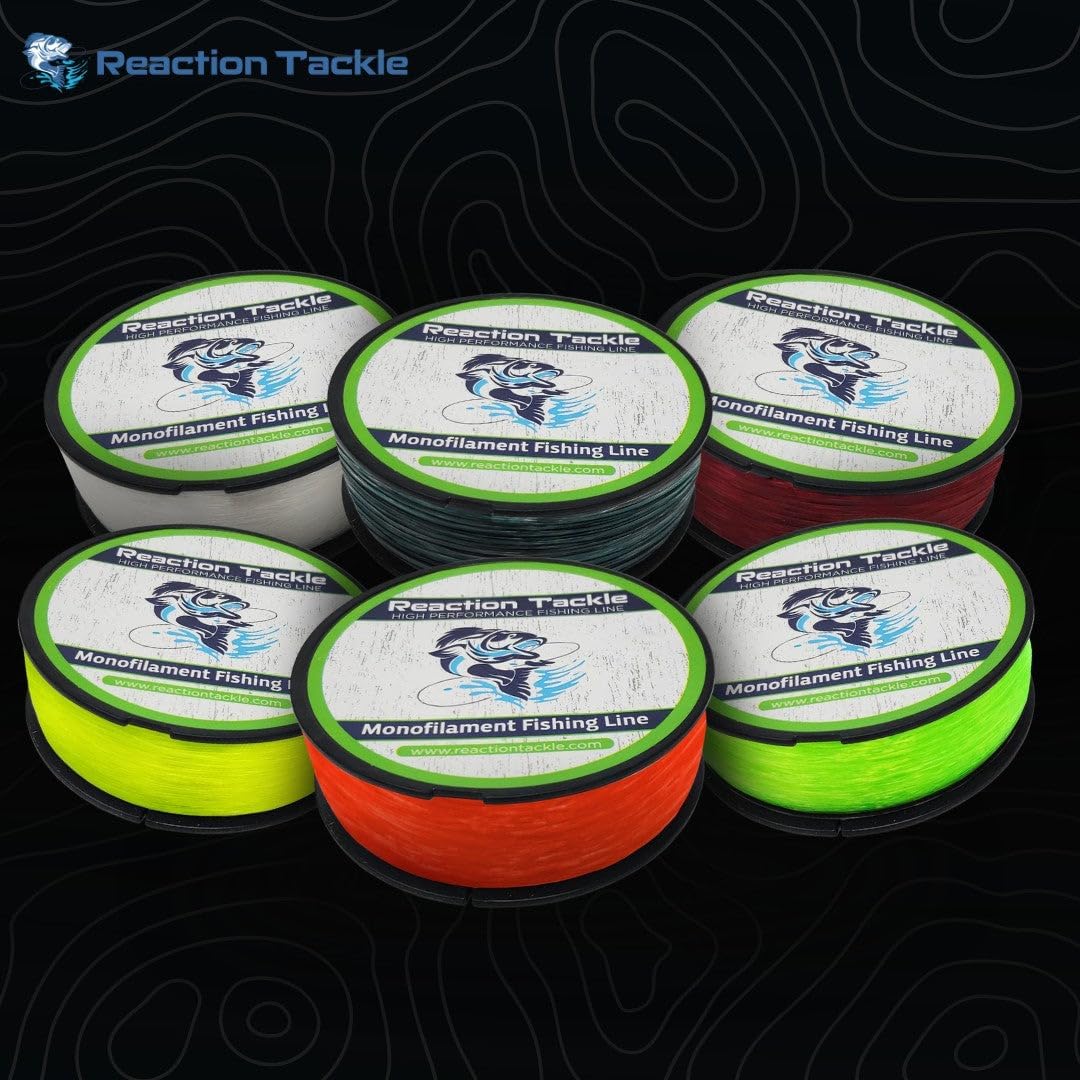 Monofilament Fishing Line - Premium Nylon, Strong & Abrasion-Resistant for Freshwater & Saltwater | Low Memory for Smooth Long Casts