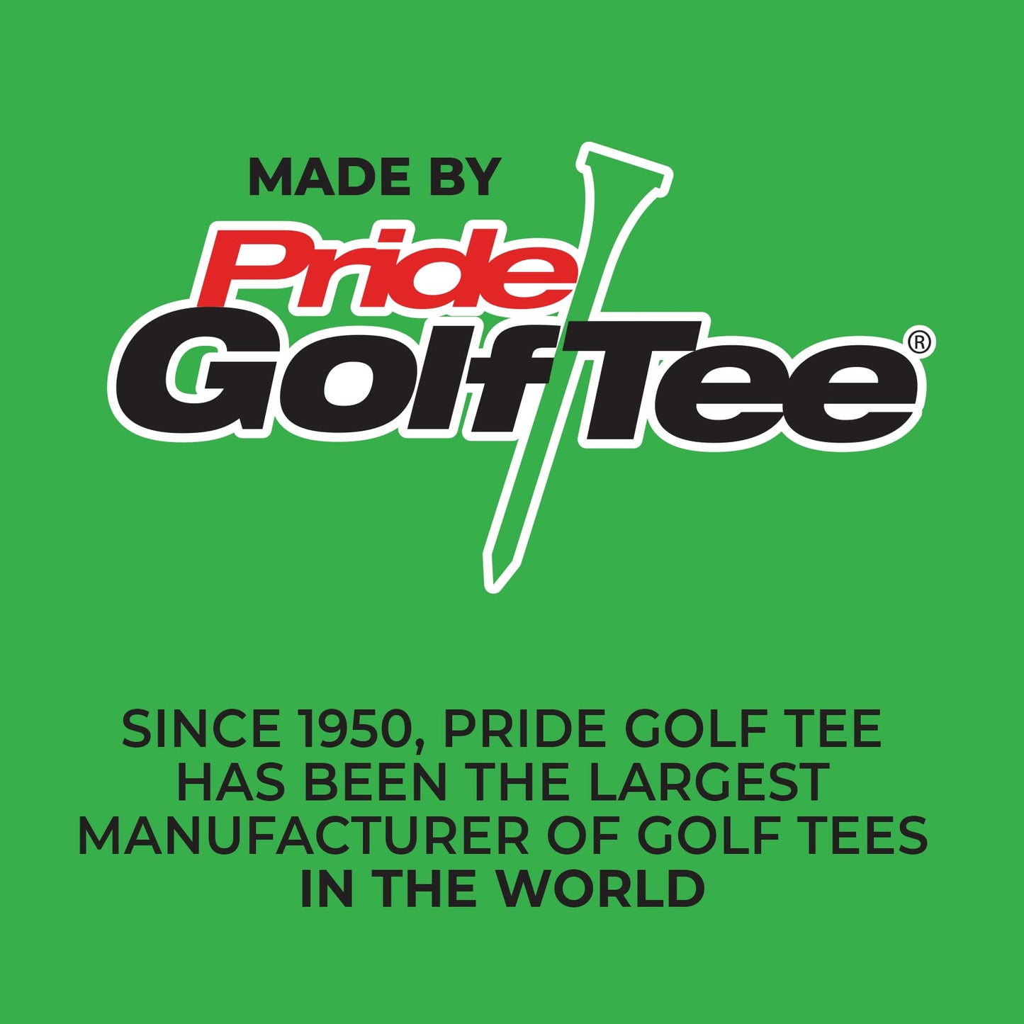 Pride Deluxe Wooden Golf Tees - 500 Count, 2 3/4 Inch - White - #1 Brand on Tour - Best for Drivers & Woods - Improve Distance and Accuracy