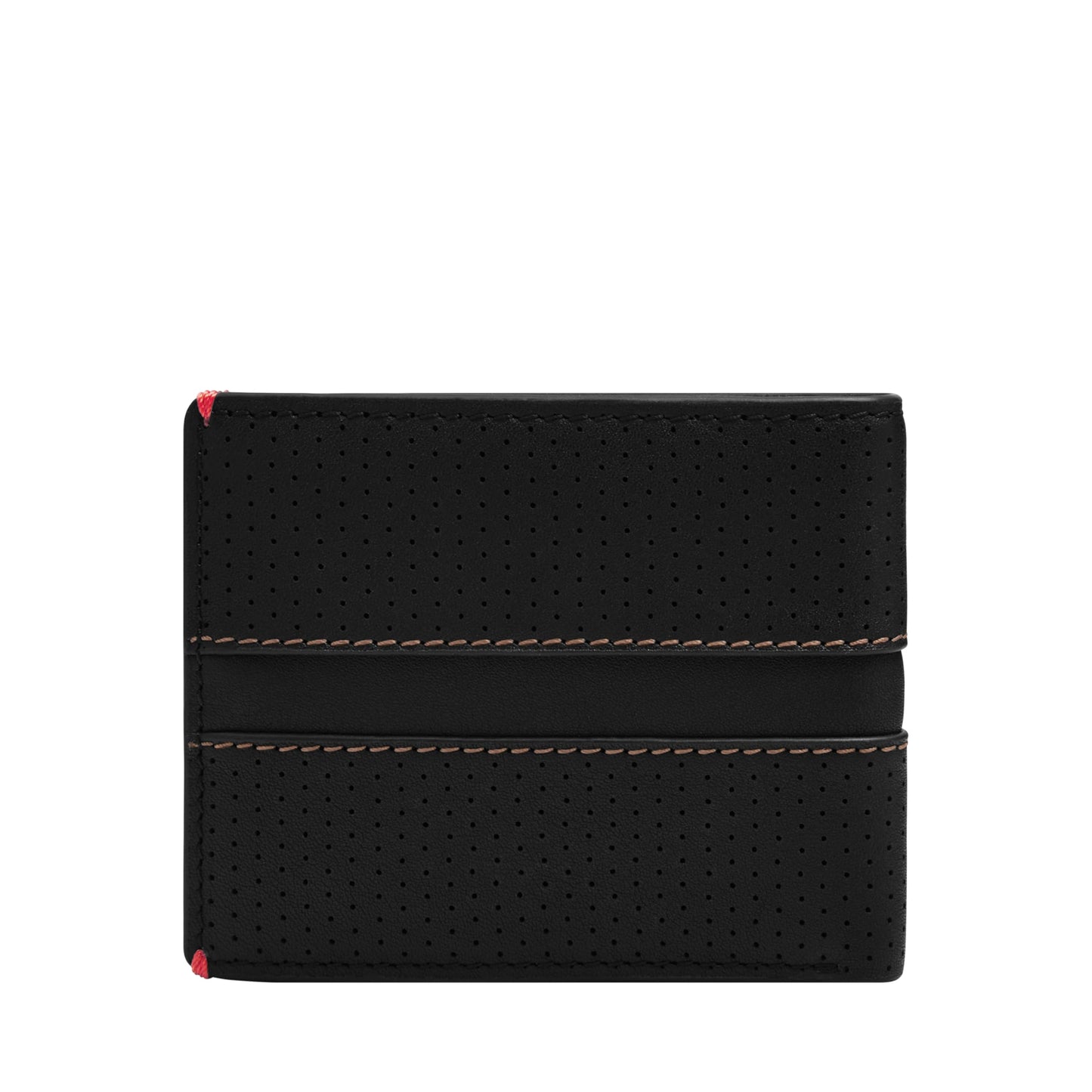 Fossil Men's Sport Tourer Leather Bifold Flip ID Wallet; Slim Wallet for Men, Black