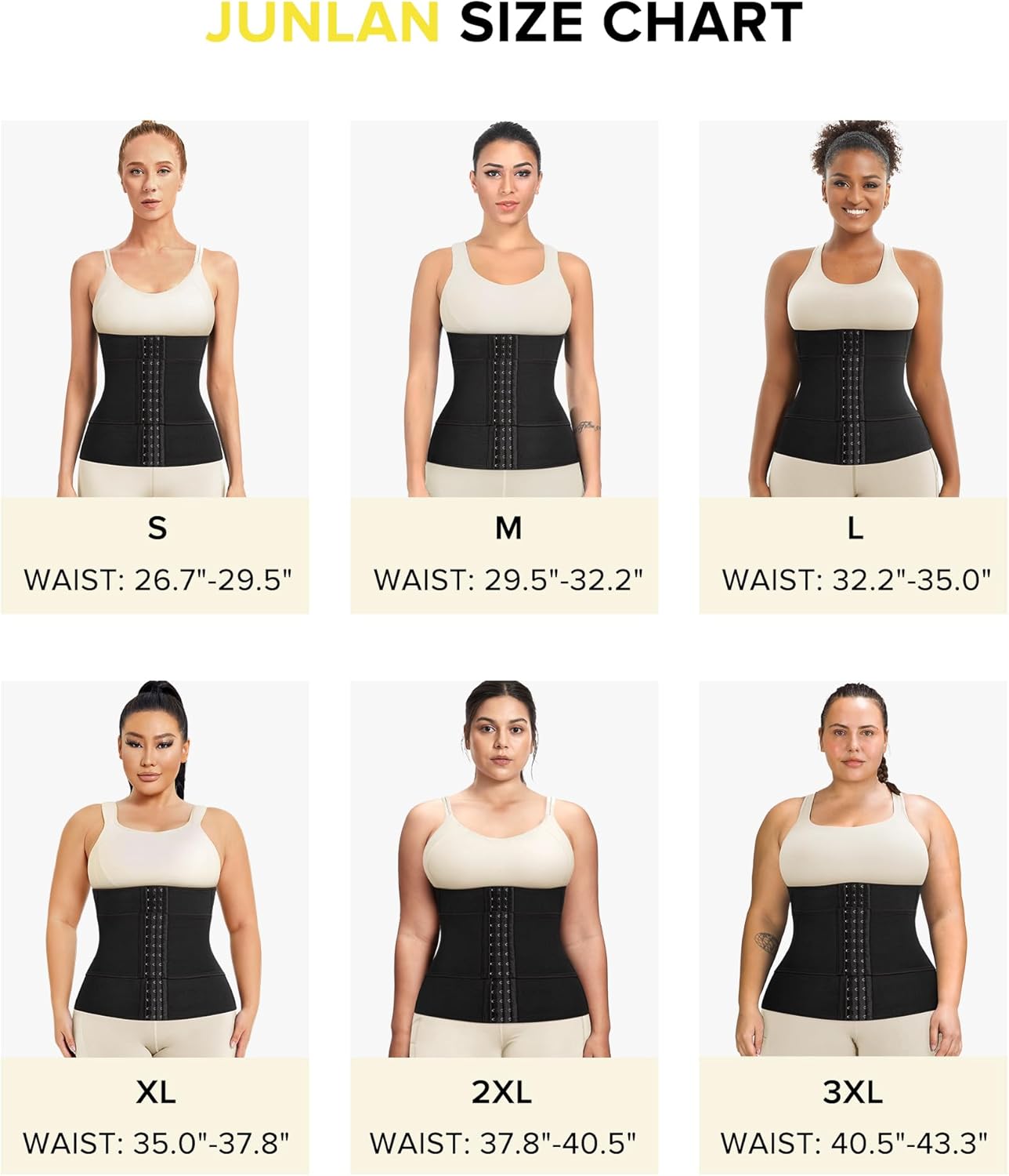 Waist Trainer for Women - Tummy Control Shapewear Body Cincher | Segmented Design for Enhanced Shaping