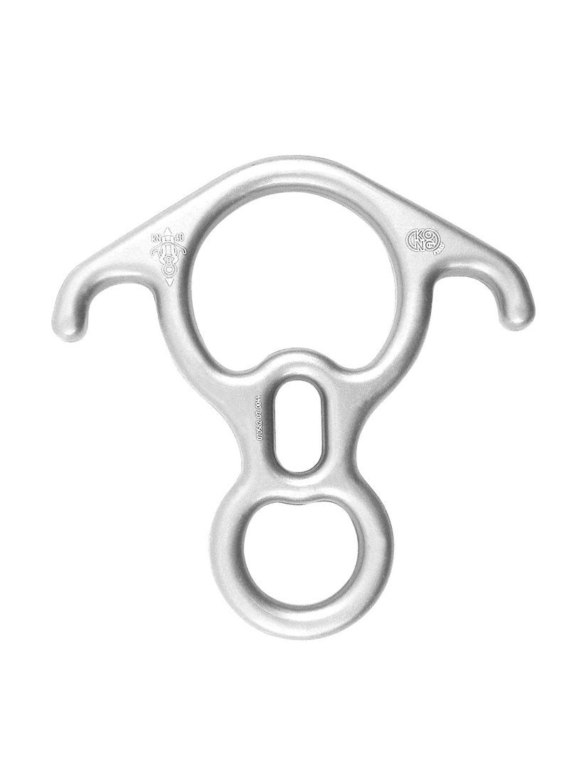 Kong Italy Rescue 8 Descender - - Aluminum