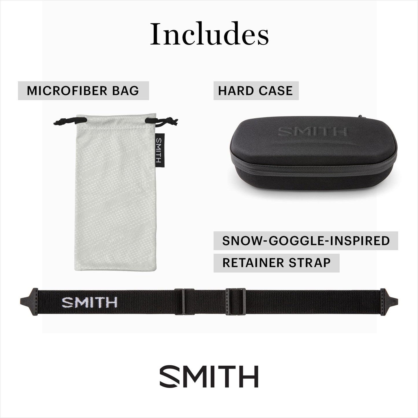 SMITH Embark Sunglasses – Performance Sports Sunglasses with Removable Side Shields for Skiing, Snowboarding, Fishing & More – For Men & Women – Black + Grey Green ChromaPop Polarized Mirror Lens