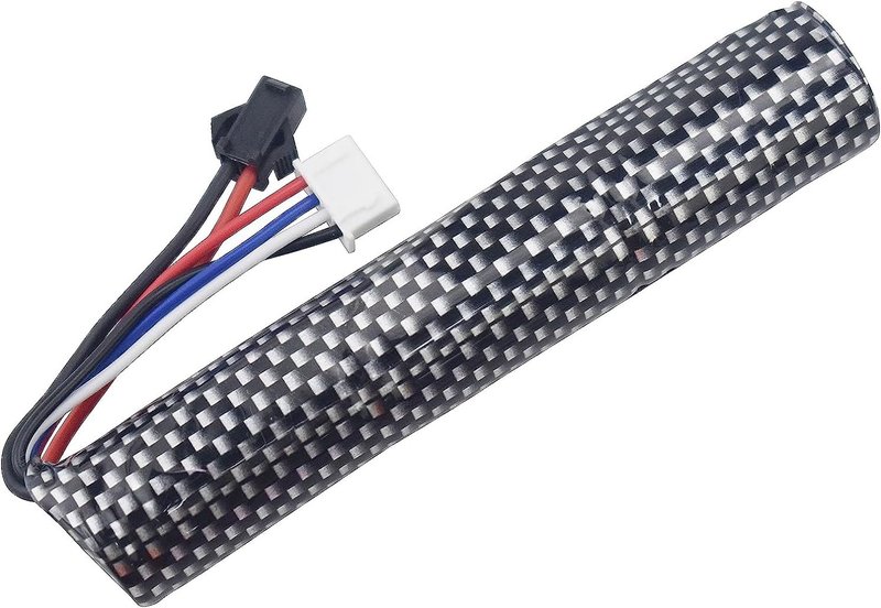 1PCS 3S 11.1V 2000mAh Li ion Battery with SM-2P Plug Connector and USB Charging Cable, Suitable for Airsoft Gel Water Droplet Blaster Air Gun Gel Ball Shock Wave Replacement Battery