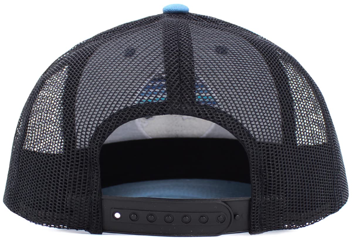 KBVT-244 BLK-DGY Men's Women's Explore The Outdoors Mountains Scenery Unisex Trucker Baseball Cap