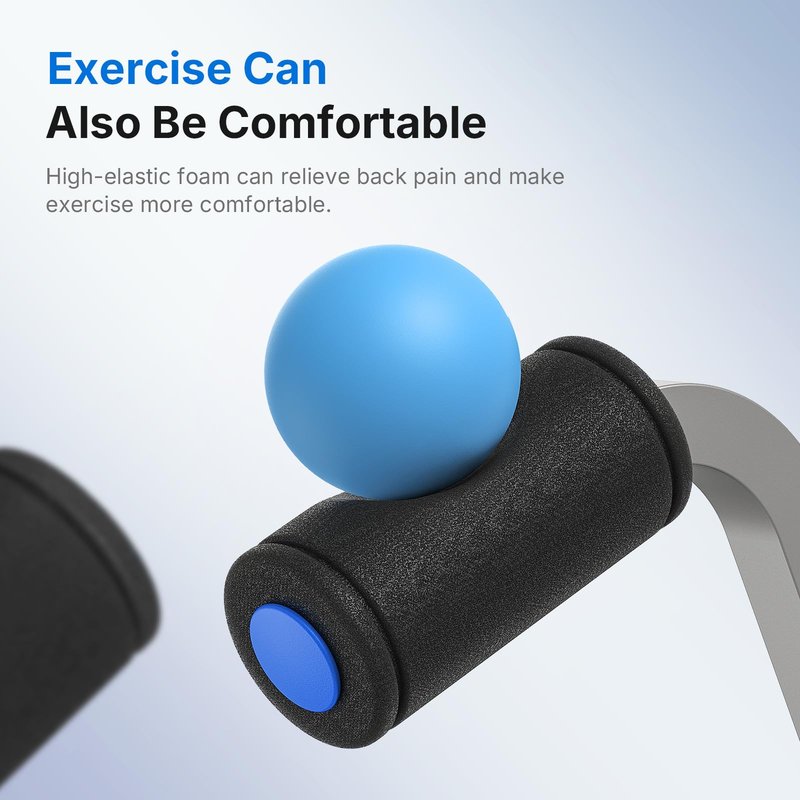 MERACH Ab Machine, Sit Up Exercise Equipment with 3 Adjustable Resistance Levels, Automatic Rebound Ab Crunch Machine for Core Workout, Ab Workout Equipment for Stomach