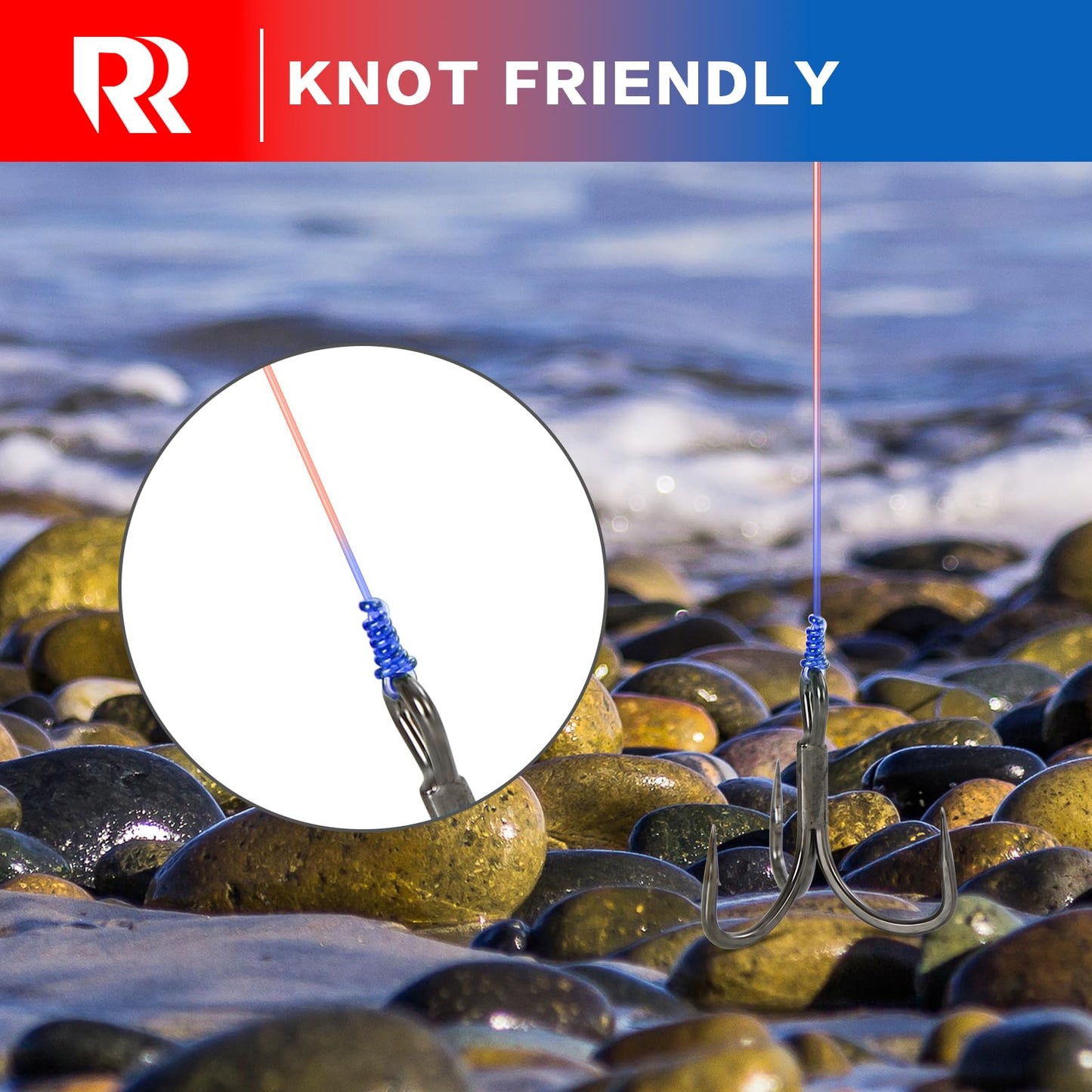 ROCRETA Geode Monofilament Fishing Line - Premium Resistant Nylon Mono Fishing Line 3-100lb - Superior Freshwater & Saltwater Mono Leader Materials 500/1200/2400yds