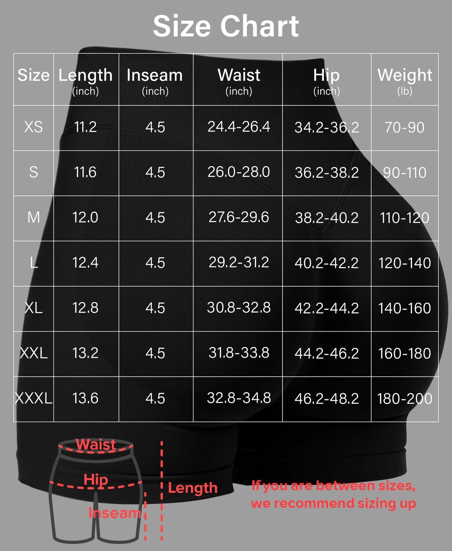 VOYJOY Women Workout Impact Shorts 2.5"/ 3.6"/ 4.5"/ 6" Scrunch Butt Lifting Gym Seamless Booty Biker Shorts