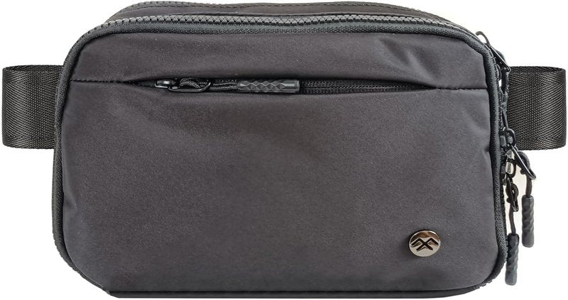 Security Carry Fanny Pack - Tactical Nylon Waist Pack with Two-Way Locking Zipper & 60" Adjustable Strap | Ideal for CCW, EDC, Travel & Outdoor Use