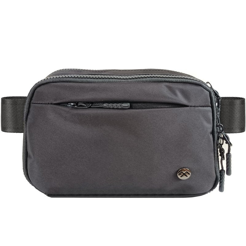 Security Carry Fanny Pack | Two-Way Locking Zipper & 60" Adjustable Strap (Plus Size to 60") | Tactical Nylon Waist Pack | Crossbody Bag for CCW, EDC, Travel, Work & Outdoor