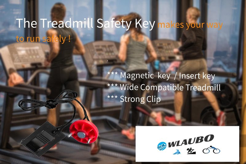 WLAUBO Universal Treadmill Safety Key Magnet Replacement Round Insert Style,Compatible with Proform Weslo Golds Gym Freemotion and Healthrider Treadmill