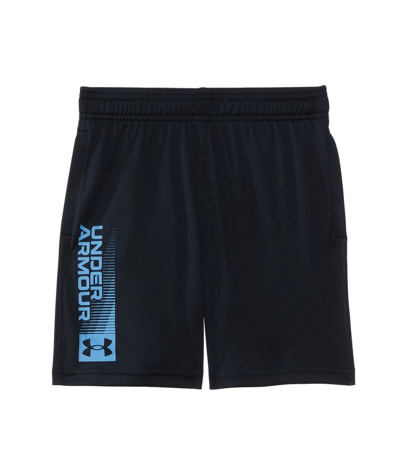 Under Armour Boys Tech Wordmark Shorts, (002) Black / / Horizon Blue, X-Large