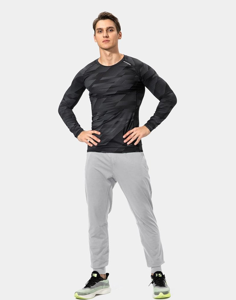 Men's Athletic Sweatpants with Zipper Pockets - Comfortable Joggers for Soccer, Running & Workouts