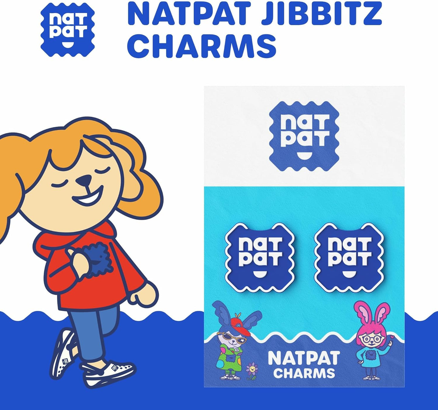 Shoe Charms for Crocs - Fun Sticker Holders for Kids & Adults | 2 Pack Compatible with BuzzPatch & Trailpatch