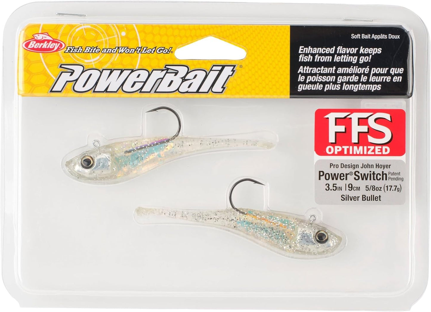 Berkley PowerBait Soft Fishing Bait - Versatile Power Switch Design | Ideal for Freshwater Fishing