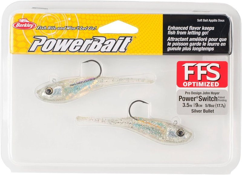 Berkley PowerBait Soft Fishing Bait - Versatile Power Switch Design | Ideal for Freshwater Fishing