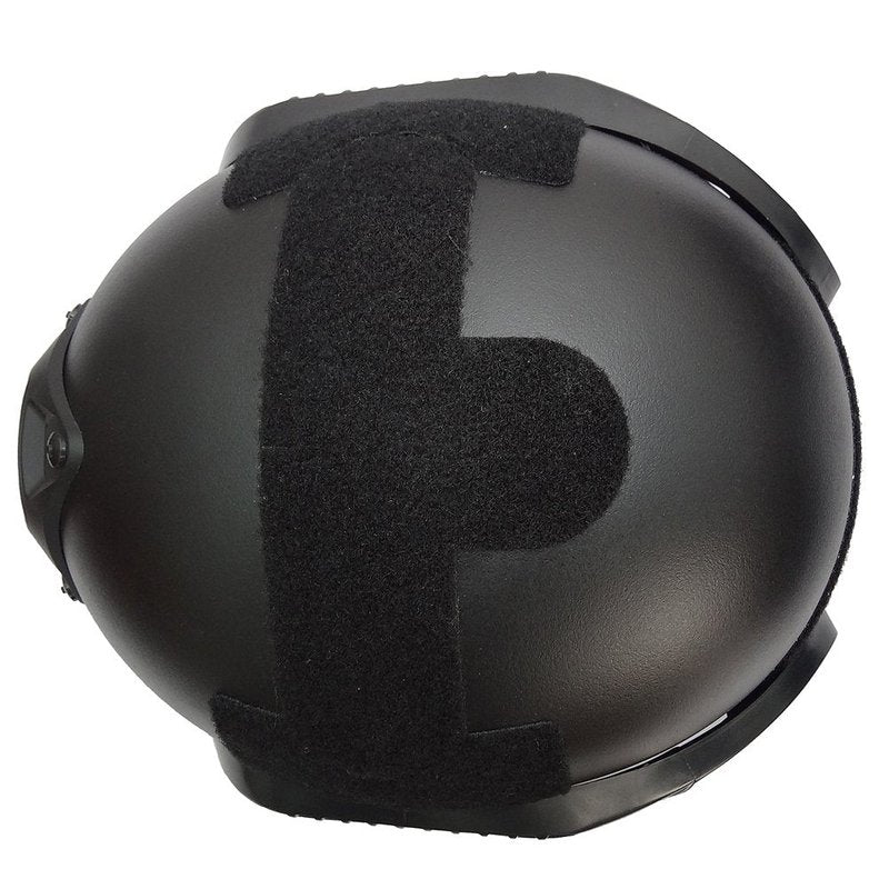 OneTigris Tactical Helmet MICH 2001 - Helmet with Adjustable Chin Strap, Night Vision Mount and Side Rails (Black)
