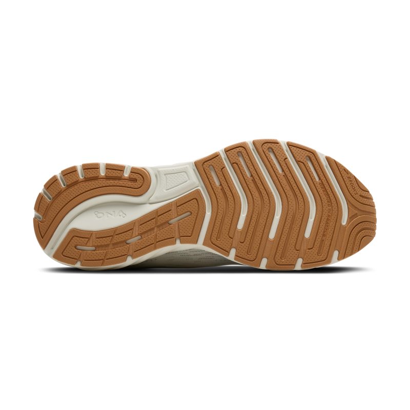 Brooks Women’s Anthem 7 Neutral Running Shoe - White/Black/Tan - 10 Medium