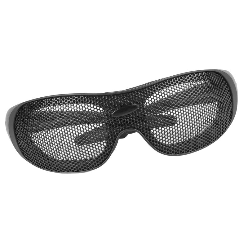 Miskall Windproof Goggles, Breathable Impact Resistance Iron Mesh Pattern Protective Glasses Safety Mesh Goggles Anti Fog for Outdoor Games Sports Paintball Riding Cycling for Outdoor Activities