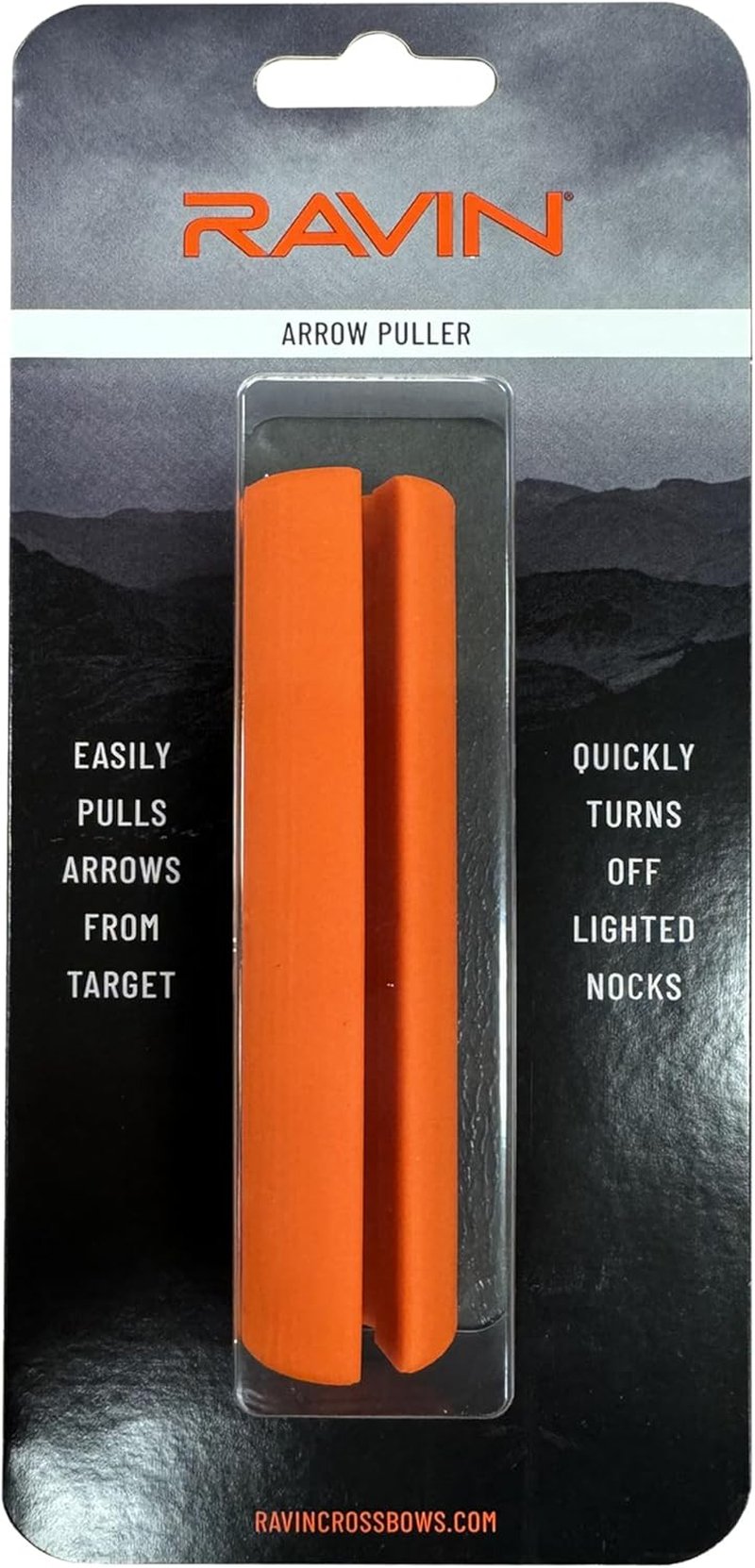 Ravin R141 Lighted Nock Extinguisher & Arrow Puller - Comfortable Grip for Target Arrows | Compact Orange Design