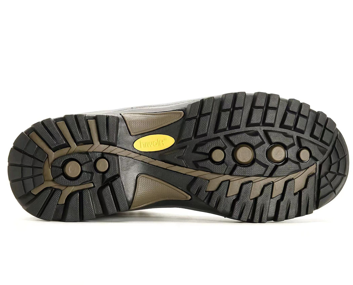 LUMPARLAND hiwalk Men's Waterproof Hiking Boots Breathable Lightweight Trekking Working Shoes
