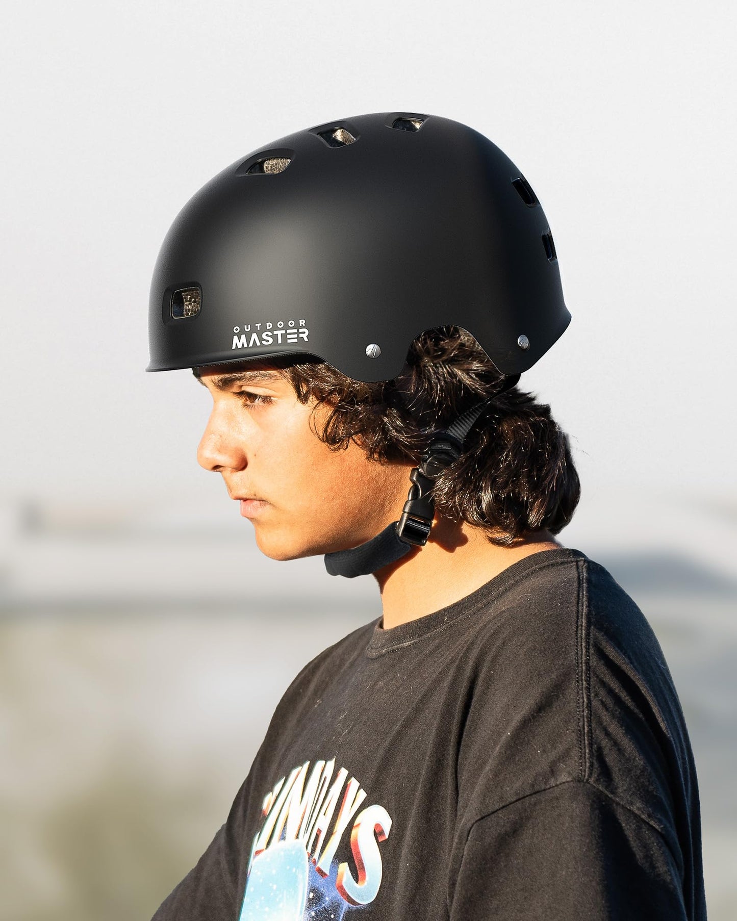 OutdoorMaster Skateboard Cycling Helmet-Beetles Snug,Bike Helmet for Adults, Youth & Kids-Two Removable Liners Ventilation Multi-Sport Commuter Scooter Roller Skate Inline Skating Longboard