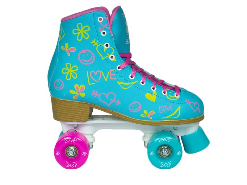Epic Skates Epic Splash Quad Roller Skates, Blue, Juvenile 13