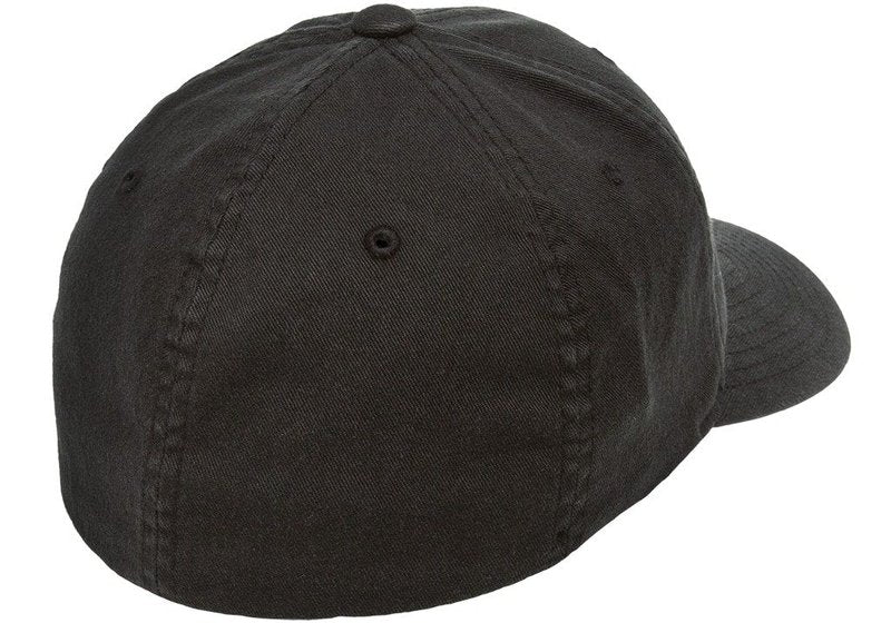 Flexfit Low Profile Garment Washed Cotton Cap (Black, L/XL Fitted (7 1/4" - 7 5/8"))