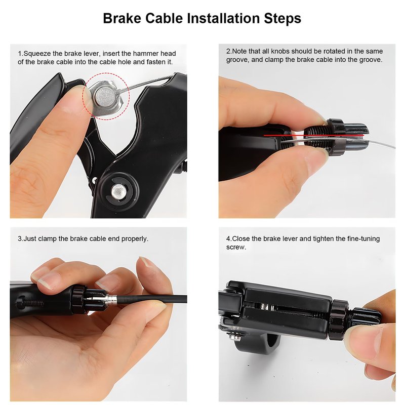 CNC Bicycle Brake Lever, Mountain Bike Handlebar Brake Lever for MTB, Black …