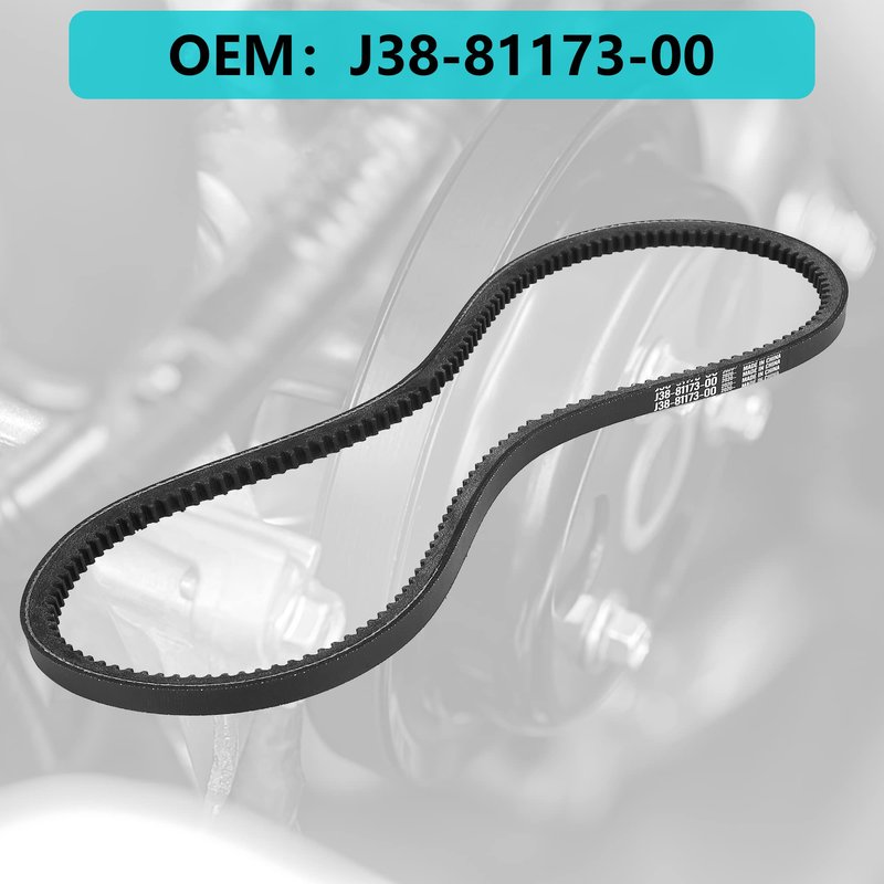 10L0L Golf Cart Starter Generator Belt for Yamaha,J38-81173-00 J55-H1173-00,fits G2,G5,G8,G9,G11,G14,G16,G22,G29 Drive 4 Cycle Gas Models