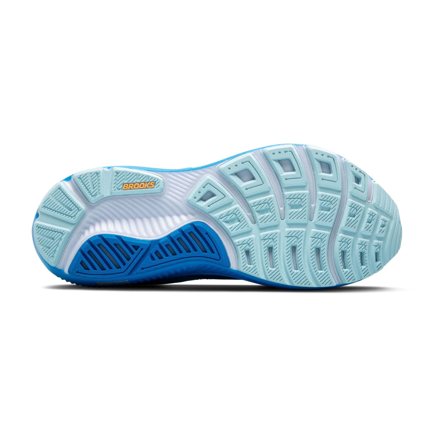 Brooks Men’s Ghost 17 Neutral Running Shoe - Cloissone/Blue/Orange - 10 Medium