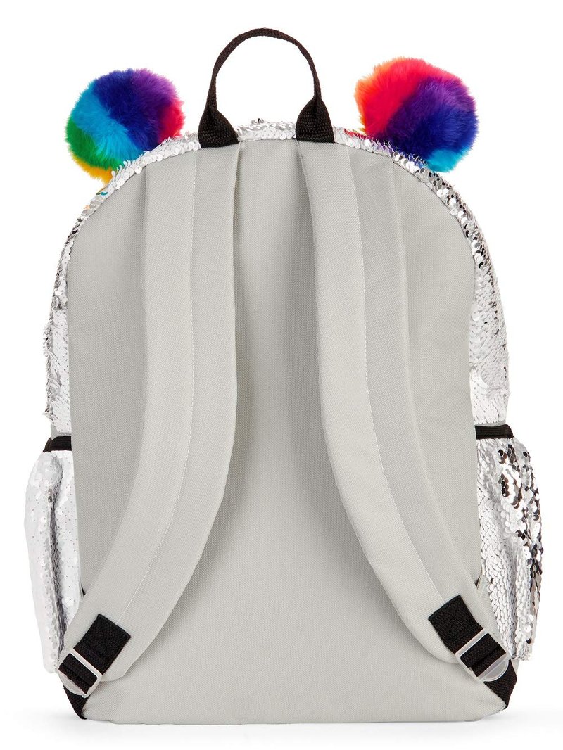 Panda Sequin Backpack for Girls - Panda Backpack with 2 Way Sequins