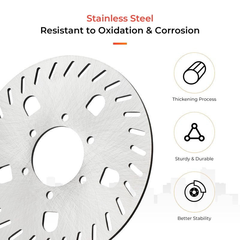 LUCK4U scooter Disc Brake Rotor 140mm disc Brake Rotor with 6 hole for GT1 GT2 scoter Stainless Steel Rotor