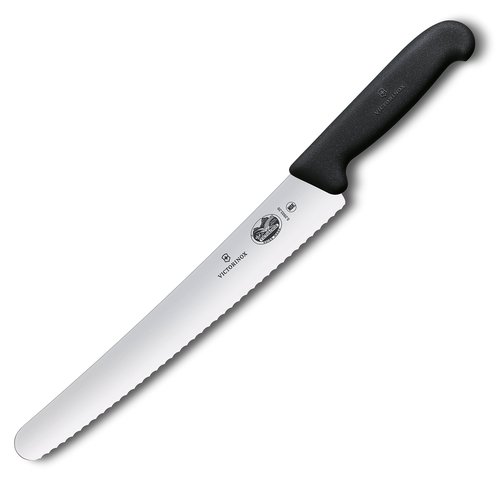 Victorinox Fibrox 10.25-Inch Bread Knife with Serrated Edge and Black Handle