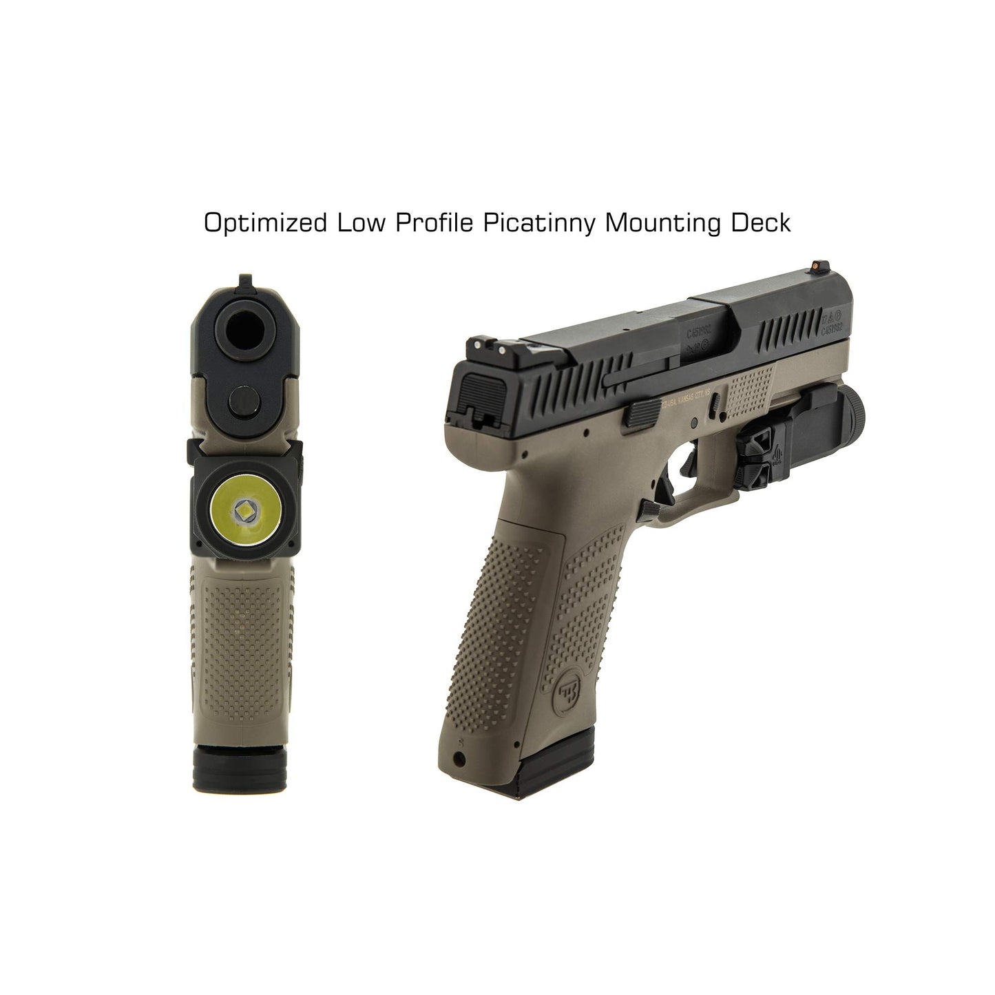 UTG Sub-Compact Pistol Light, 200 Lumen, Picatinny Mount
