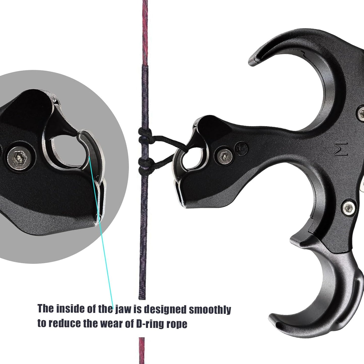 Archery Release - Adjustable Thumb Release Aid for Compound Bow | 3 or 4 Finger Options, Smooth Trigger for Left/Right Handed Use