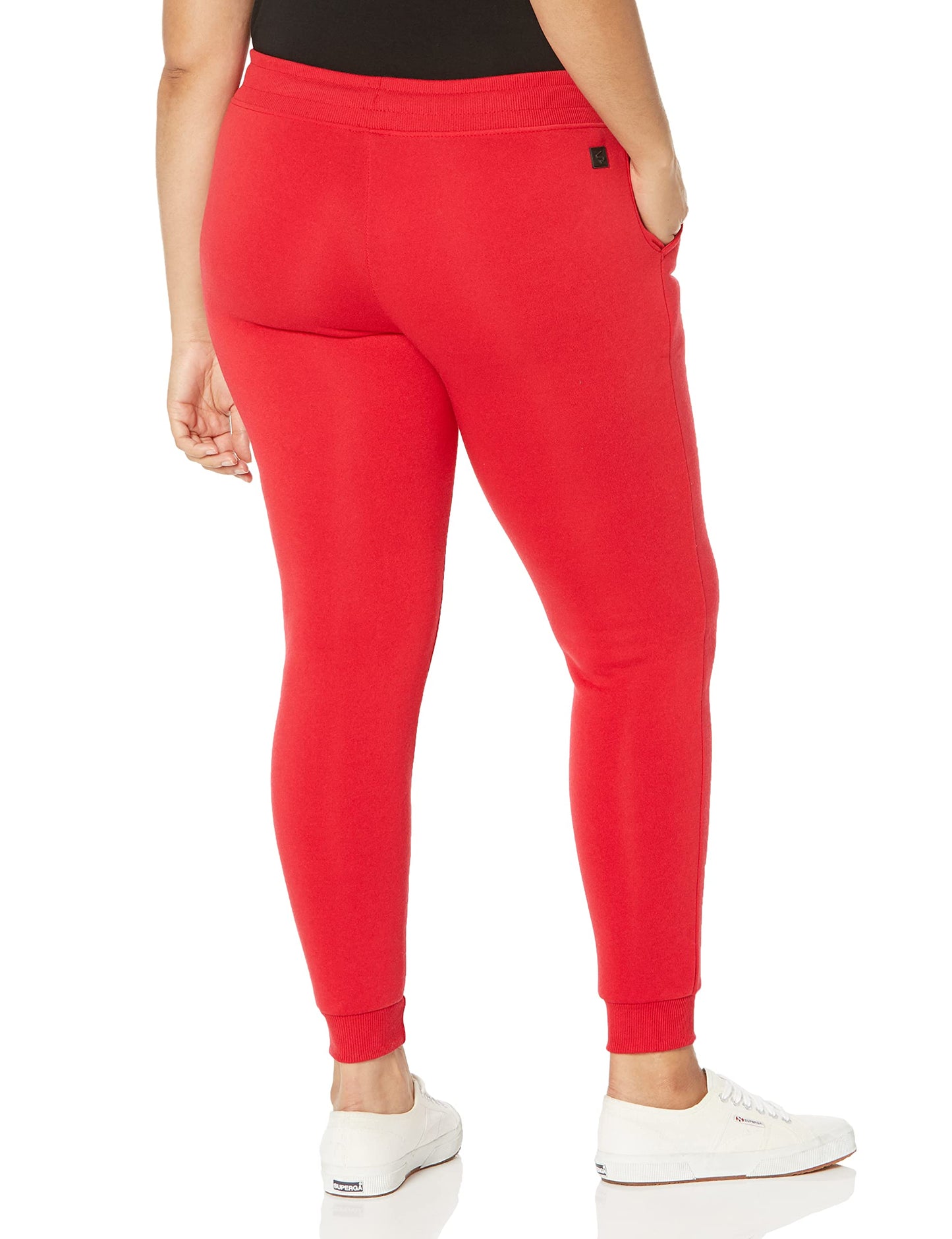 Southpole Junior Basic Slim Fit Fleece Jogger Pants -Medium Red, Large