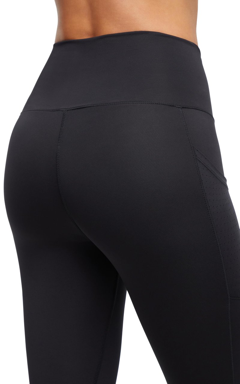Marika Women's 20" Malina Mesh Pocket Capri, Black, X-Large