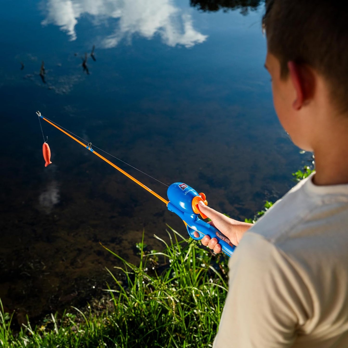 Youth Fishing Rod and Reel Combo - Shakespeare Lightweight Fishing Gear for Kids