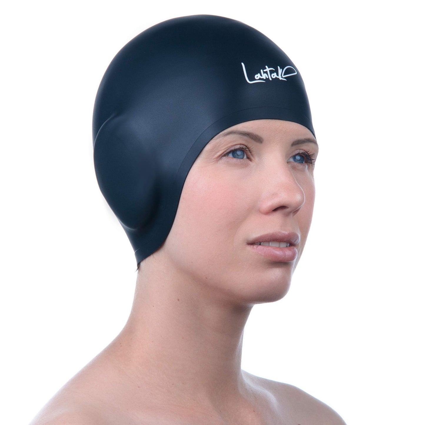 3D Swim Cap with Ear Protection – Silicone Swim Cap for Women & Men