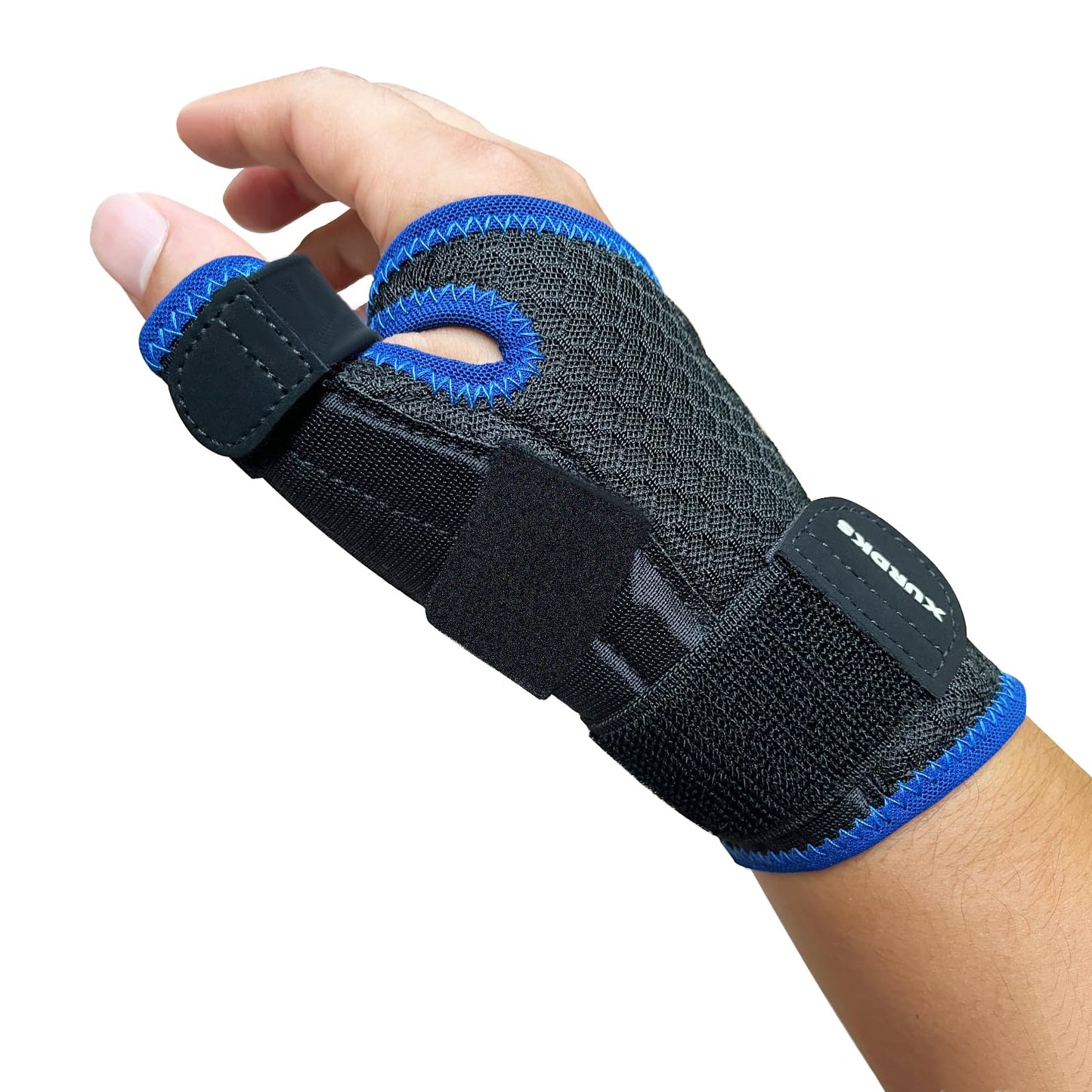 XURDKS Adjustable Ergonomical Thumb Spica Splint Thumb Stabilizer for Right Hand or Left Hand,Thumb Brace Thumb Support for Trigger Finger,Arthritis,Sprains,De Quervains Tenosynovitis,CMC Pain (S/M)