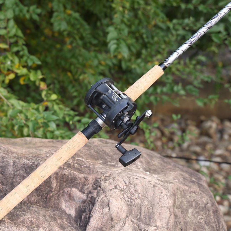 Sougayilang Fishing Rod - Strong Carbon & Glass Composite Spinning & Casting Rod for Bass, Trout, Catfish | Durable Stainless Steel Guides