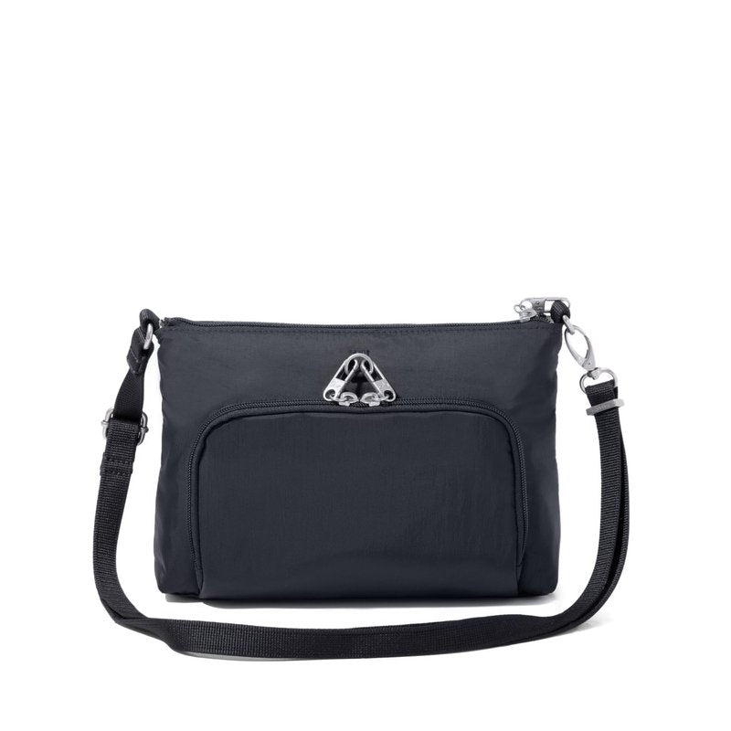Securtex Anti-Theft Keepsake Crossbody - 9.8”x7”x1.9" Travel Safe Bag w/Locking Zippers, Slash-Resistant, RFID